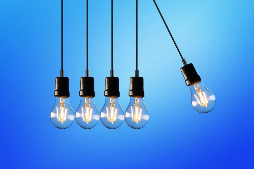 five led bulb lights
